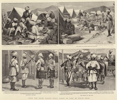 Con la Fuerza de Campo del Valle de Tochi, en el Campamento de Miran Shah de Charles J. Staniland